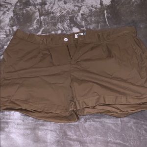 Dark khaki shorts